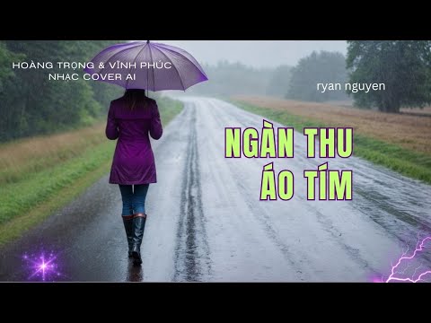 NGÀN THU ÁO TÍM - HOÀNG TRỌNG VĨNH PHÚC - NHẠC COVER AI - RYAN NGUYEN