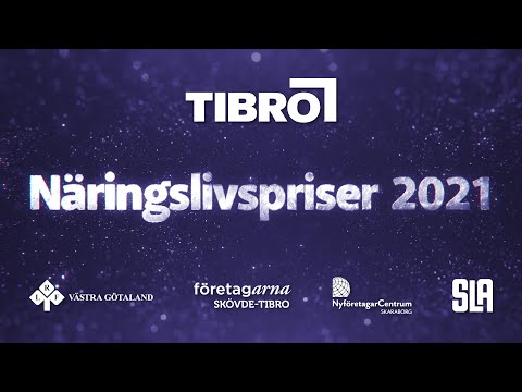 Tibro kommun - prisutdelning av Näringslivspriser 2021