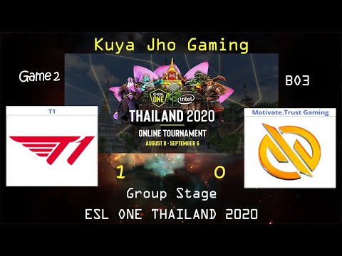 T1  vs MG.TRUST GAME 2 | Bo3 | Lower Bracket ESL ONE THAILAND 2020:ASIA