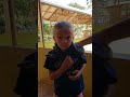 Python Squeezes Little Girl