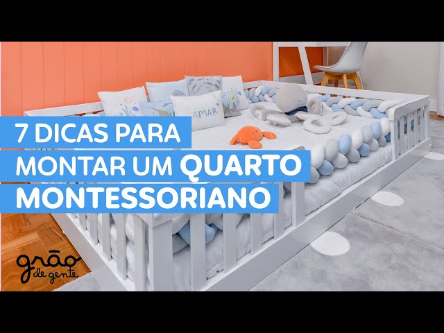 7 DICAS PARA MONTAR UM QUARTO MONTESSORIANO