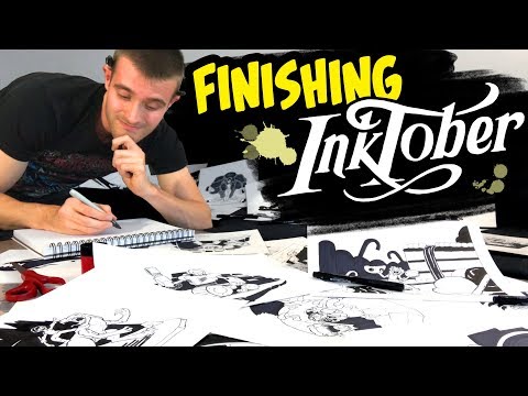 Finishing Every INKTOBER 2019 Prompt in 1 More Day