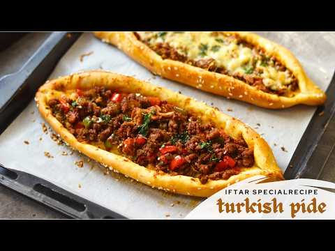 Turkish Pide Recipe | Turkish Meat pizza Recipe | iftar special recipe