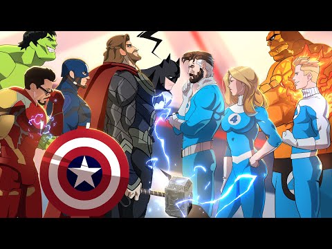 Avengers & Batman VS The Fantastic Four in EPIC Crossover Battle!