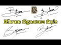Ideas of Signature Bikram | B Signature Tutorial | #signature #signaturestyle #viralvideo