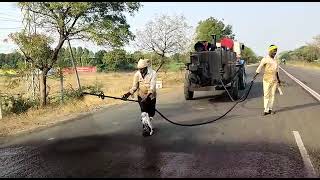 Ravelling Treatment || Road Surface Ravelling/ Hungry surface treatment