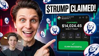 TRUMP COIN CRYPTO AIRDROP | How to Claim Free $TRUMP Tokens | Full Guide