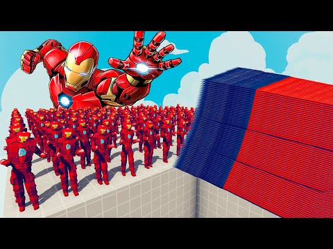 200x IRON MAN + 1x HULKBUSTER vs EVERY GOD - Totally Accurate Battle Simulator TABS