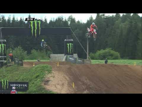 Geerts passes Vialle - MX2 Race 1 - MXGP of Riga 2020
