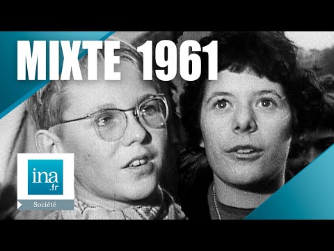 1961: Pour ou contre les filles avec les garçons dans les écoles mixtes ? | Archive INA