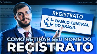 COMO RETIRAR SEU NOME DO REGISTRATO (ATUALIZADO)