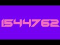 Numbers 1 To 2 500 000 25 Fonts