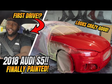 MY WRECKED 2018 AUDI S5 SPORTBACK IS FINALLY PAINTED AND IT LOOKS AMAZING! (PART 3)