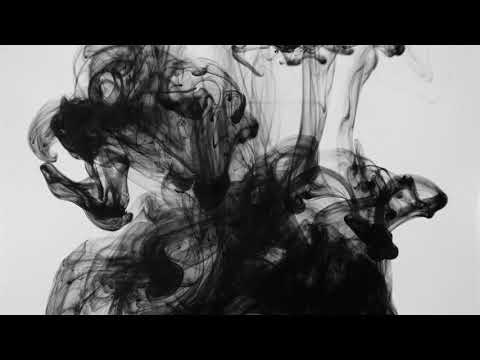 4K Ink Drop Drip in water Black 01 Footage