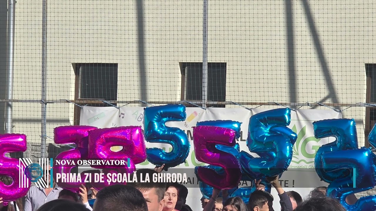 Prima zi de școală la Ghiroda