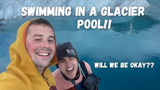 We SWAM in a GLACIER POOL in WRANGELL-ST ELIAS National Park