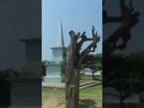 🇨🇲Cameroon Colonial Lighthouse Le Phare De Kribi Central Africa Google Earth #mapguide #googletravel