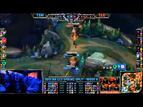 Insane TSM Midgame Teamfight - TSM vs CLG Game 2 (NA LCS Spring 2015)