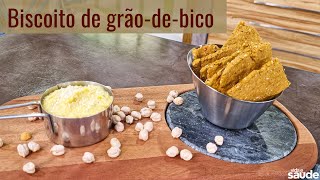 Receita: Biscoito de grão-de-bico (06/09/22)