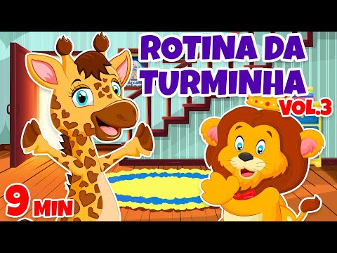 Rotina da Turminha Vol. 3 - Giramille 9 min | Desenho Animado Musical