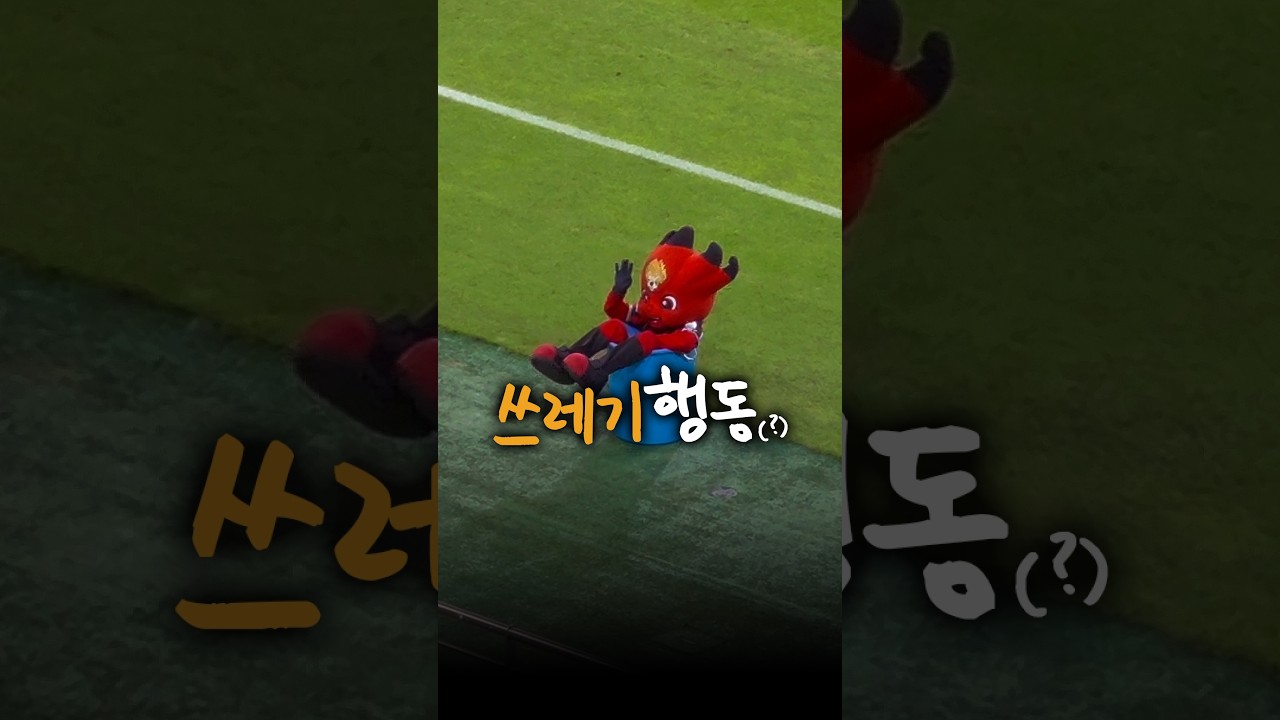 [정직] FC서울 마스코트 쓰레기 행동ㄷㄷ