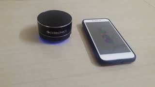 #Zebronics #NobleBTSpeaker #Unboxing