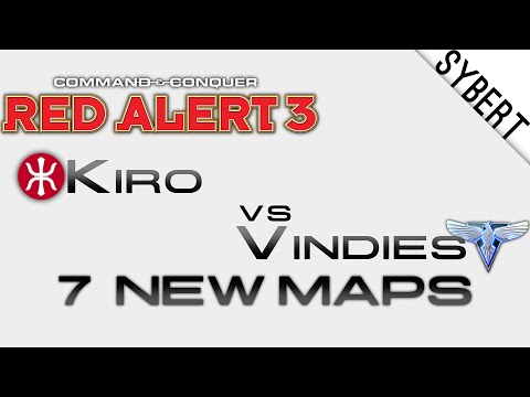 Kiro[E] vs Vindies[A] - 7 New Maps - Red Alert 3