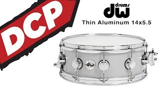 Video thumbnail for DW Collectors Thin Aluminum Snare Drum 14x5.5 - Video Demo by Drum Center of Portsmouth