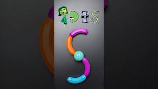 Made Disgust with magnetic stick #disgust #insideout2 #alphabetlore #satisfying