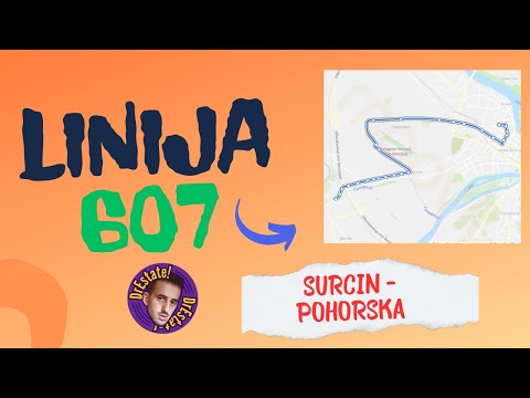 Trasa Linije 607 (Surcin - Pohorska)
