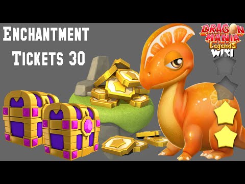 Open Epic Chest ! I get Enchantment Tickets 30 - Dragon Mania Legends | Gameplay Walkthrough