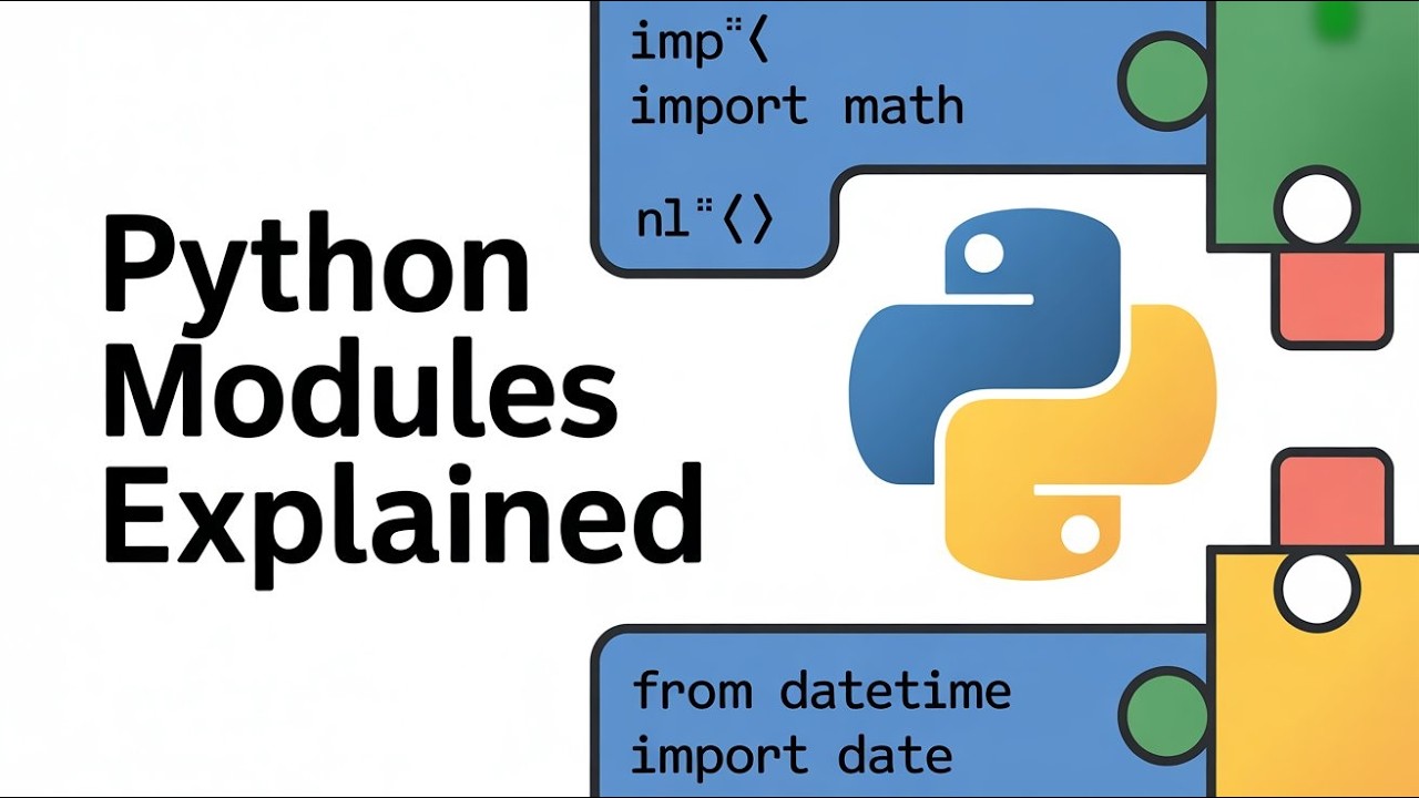 Advance Python: MODULE in Python Explained | Import, Types & Examples I GTU SEM2