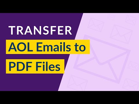 How to transfer AOL emails to PDF with attachments? ||...