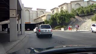 Uber Drop Off and Pickup Location at the Forum Shops Lower Valet in Las Vegas.