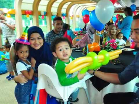 Anndiyana and Arshiya birthday at cruise