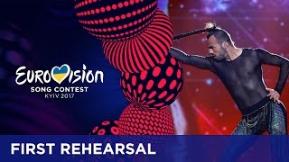 Slavko Kalezić - Space (Montenegro) First rehearsal in Kyiv