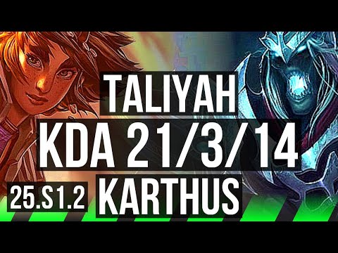 TALIYAH vs KARTHUS (JGL) | Legendary | KR Master | 25.S1.2