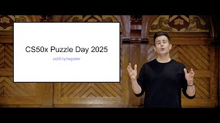 Invitation to CS50x Puzzle Day 2025