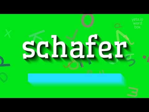 How to say "schafer"! (High Quality Voices)