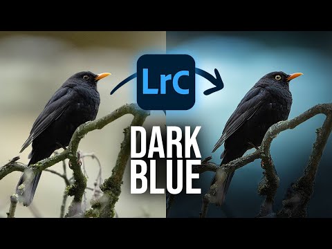 Create This DARK BLUE Style using ONLY LIGHTROOM!