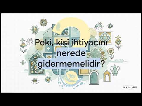 Cleanliness and Toilet Etiquette in Islam