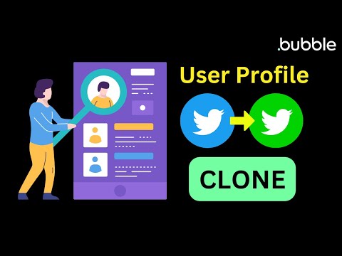 Build a Twitter Clone with Bubble.io - User Profiles thumbnail