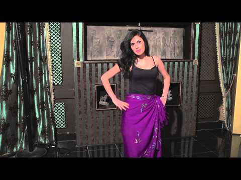 How to tie a Sarong- Coco Artwear Basic Wrap Skirt