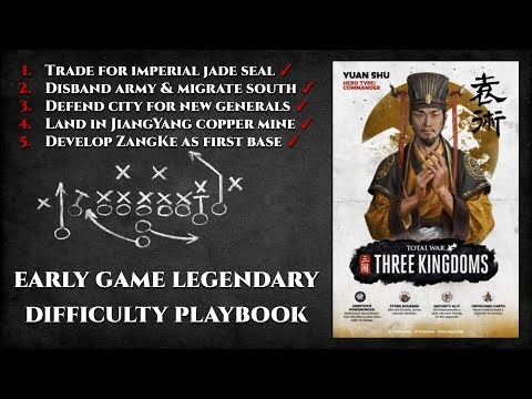 [Outdated] Yuan Shu Early Game Legendary Difficulty Playbook - Total War: Three Kingdoms