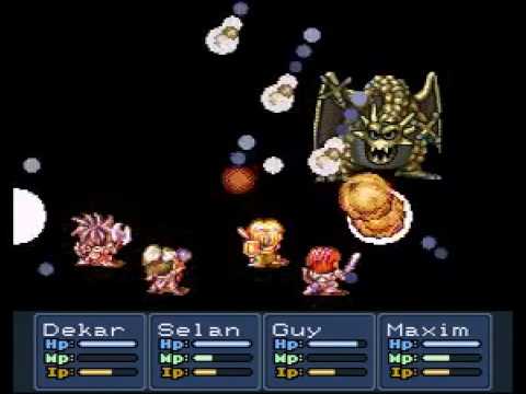 Lufia 2 Ancient Cave - How to deal with floor 90ish Copper, Silver and Gold Dragons