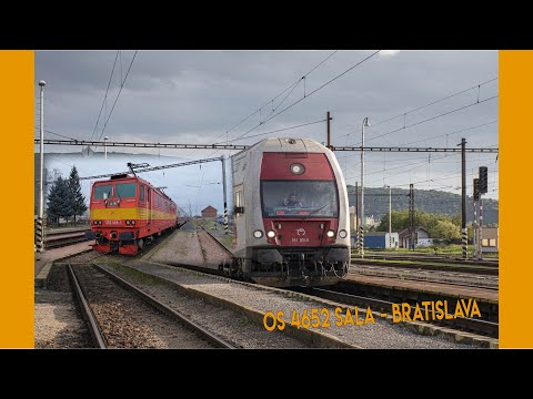 Pohľad na trať | Šala - Bratislava Hl. st. | 951 003 | Zo Šale do Bratislavy s Vlastičkou vzadu :)