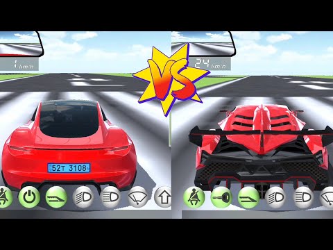 tesla🆚supercar comparison which is good car|3d driving class