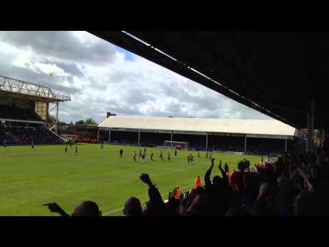 Leyton orient goal vs Peterborough playoff first leg 2014