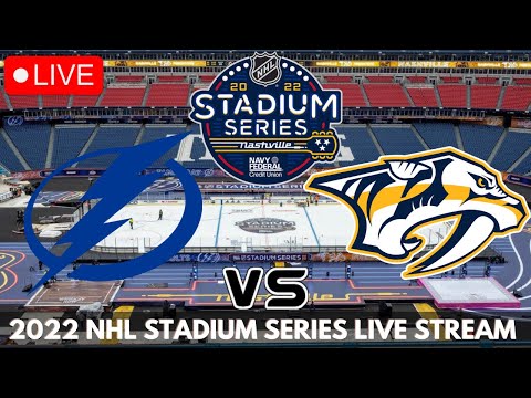 Tampa Bay Lightning vs Nashville Predators 2022 NHL Stadium Series 3-2 Highlights | NHL Live Stream