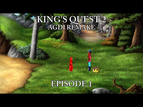 King's Quest II: Romancing the Stones Let's Play | AGDI Remake | Episode 1